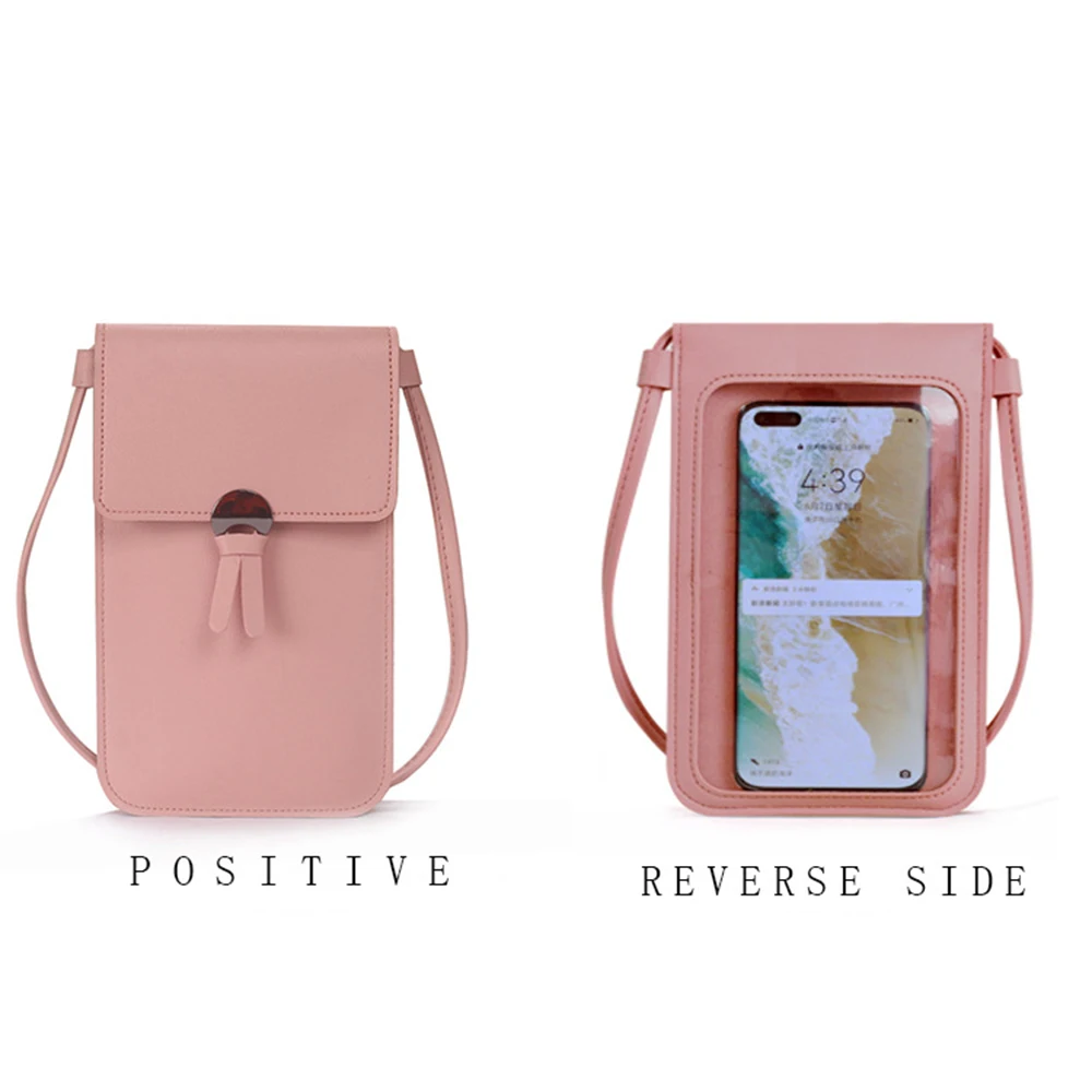 Women Mobile Phone Handbag Purse Tassel Strap Phone Bag Cross Bags Shoulder Bag Touchable