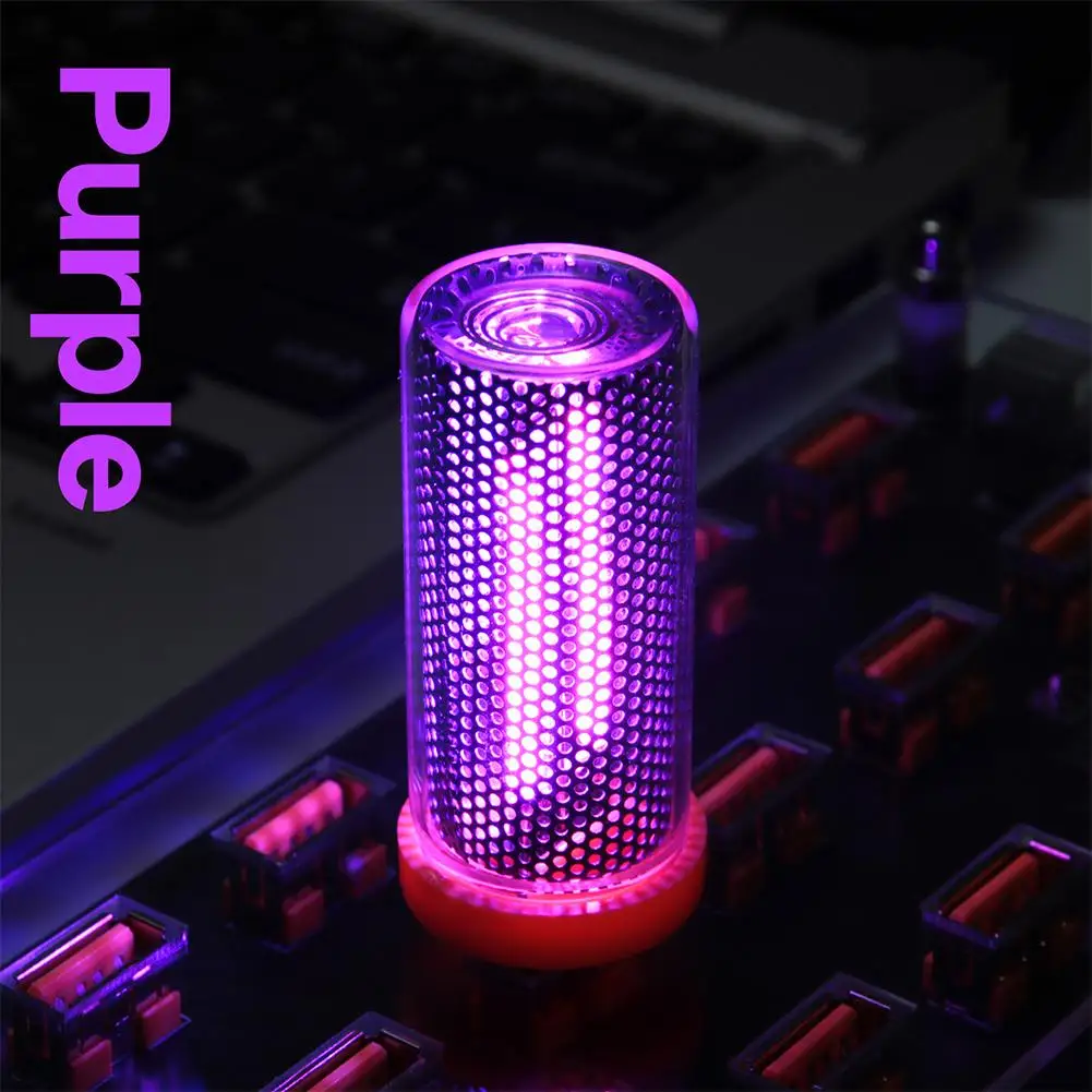 레트로 USB LED 필라멘트 나이트 라이트 옐로우 웜 벌브 조명 불꽃 분위기 조명 차량 가정 침실 장식 비상 조명