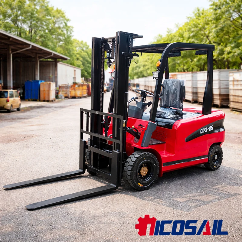  Electric Forklift 2 Ton Easy Operate Mini Electric Forklift Truck for Construction and Warehouse with Deposit