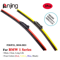 LNJING Colorful Wiper Blades For BMW 1 Series F20 F21 114I 116I 116D 118I 118D 120I 120D 125I 125D 2010 2014 2015 2016 2018 2019