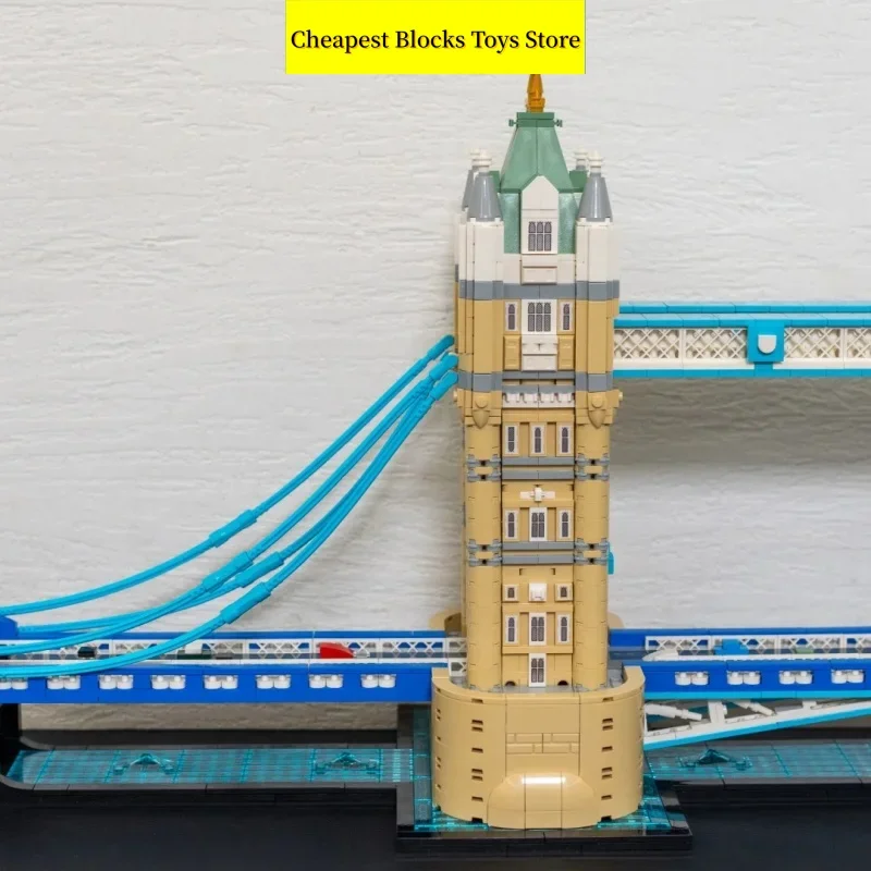 in stock Cheapest Drawbridge Landmark Model 3745pcs Toy for Family Decor Gifts Building Blocks Bricks Twin Tower Bridge 2026