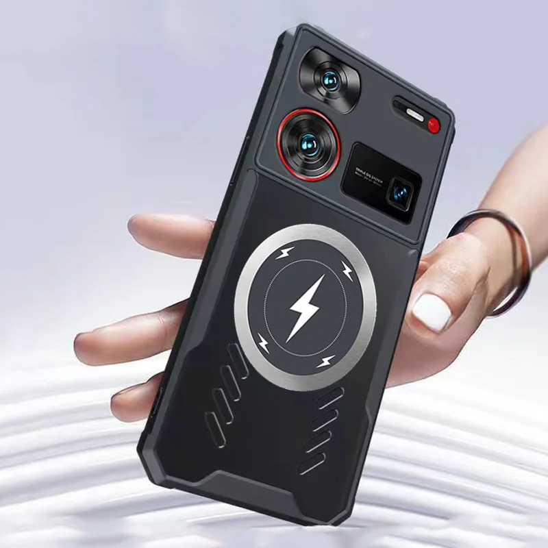

For Nubia Z60 Z60S Pro Z70 Ultra Soft Silicone TPU Phone Case Heat Dissipation Protection Cover Cases Wireless Charging