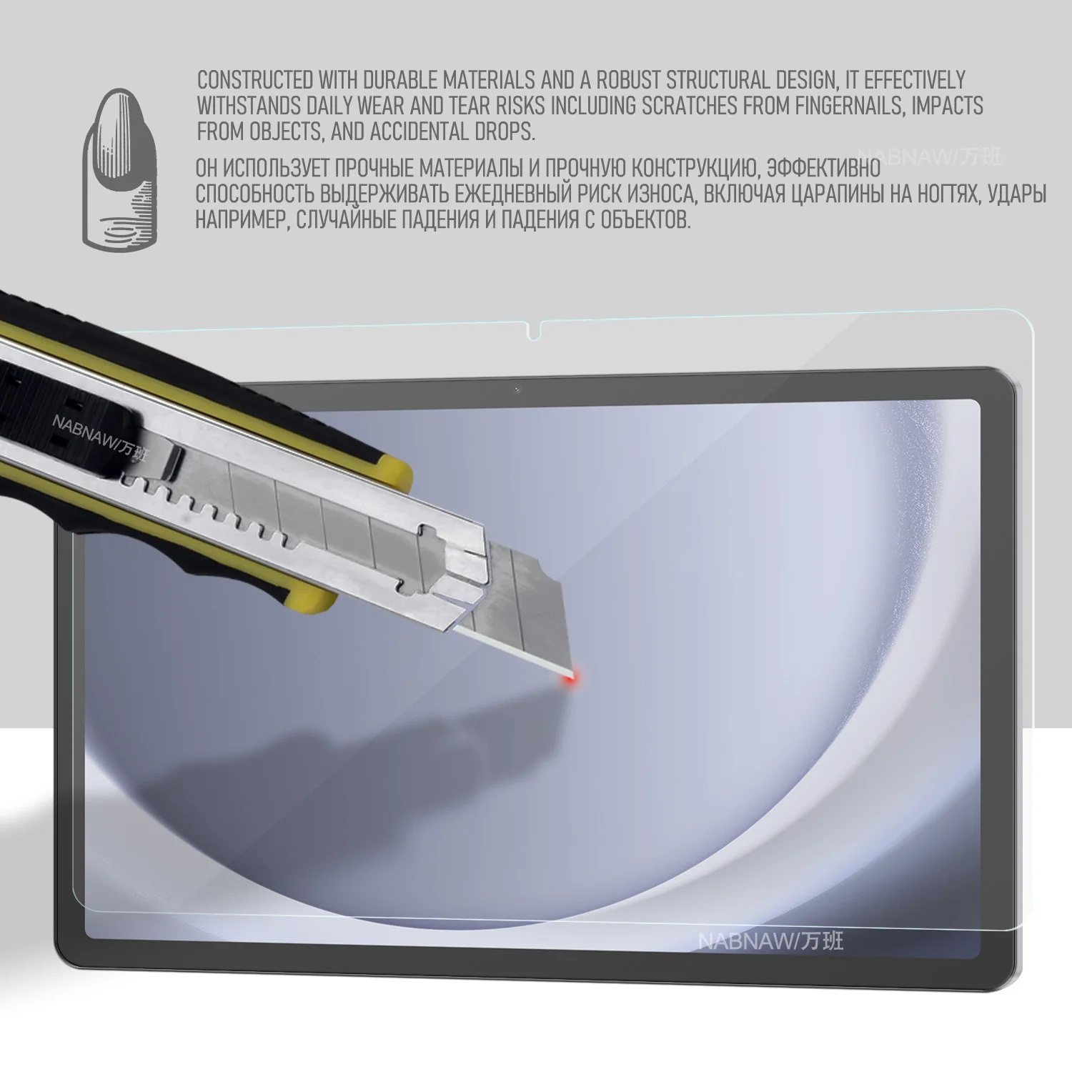 For Samsung Galaxy Tab A9+ Tempered Glass Screen Protector On Galaxy Tab A9 Plus 11 Scratch Proof Safety Glass Full HD Cover