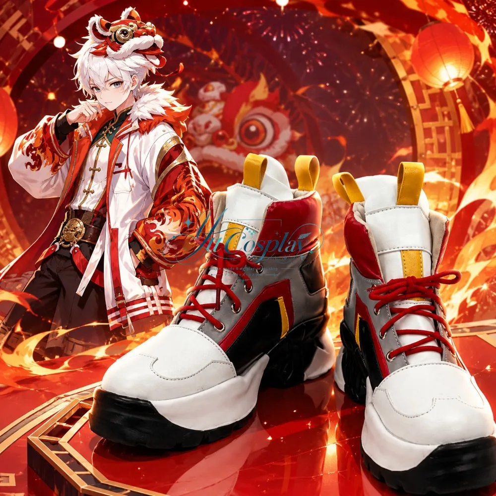 Honor of Kings Sun Bin Cosplay Shoes Character Footwear Game Style Boots for Anime Convention Performance Wear