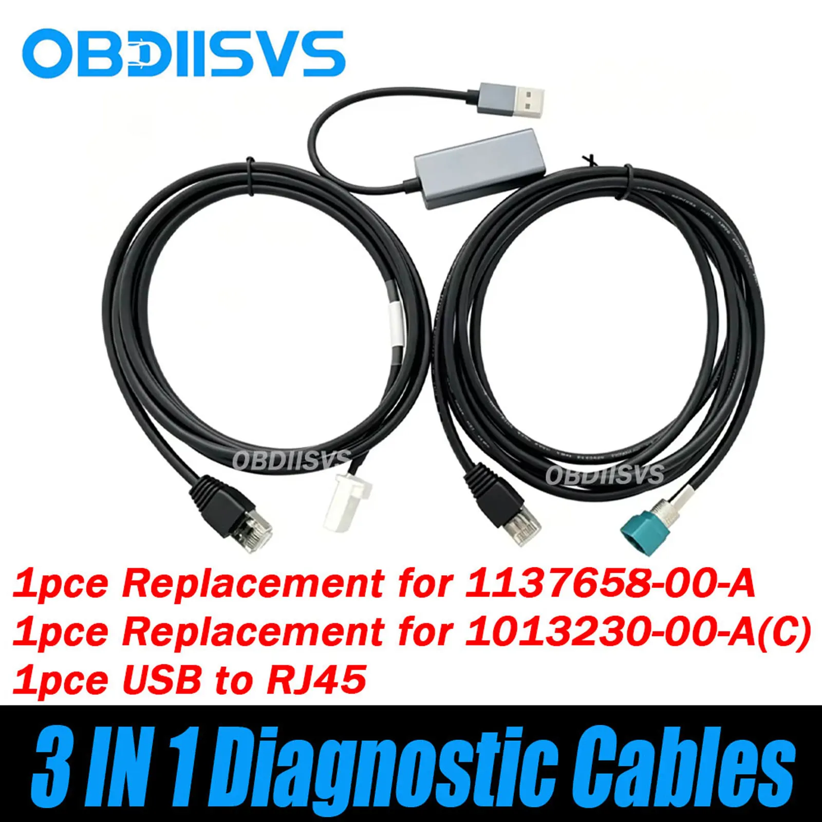 Ethernet-Kabel für Tesla Model S/X RJ45 USB LAN Diagnosegerät für LAUNCH/Autel Diagnose-Servicekabel für Tesla Model 3/Y – Detail 7