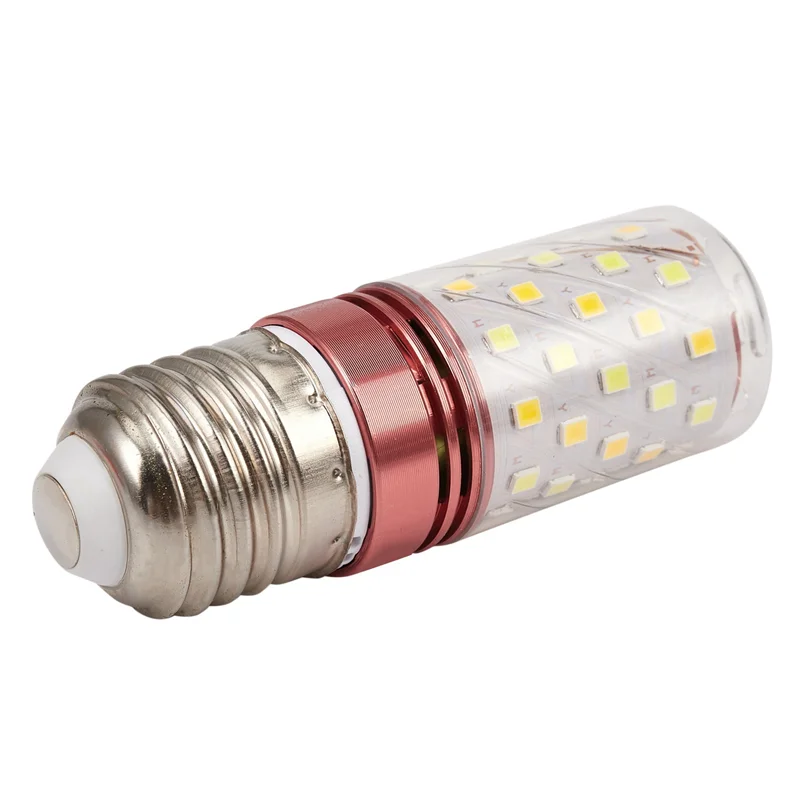 2X 3 temperaturas de color Lámpara de maíz LED SMD integrada E27 AC85V - 265V Luz alta blanca cálida 12W-ABQU
