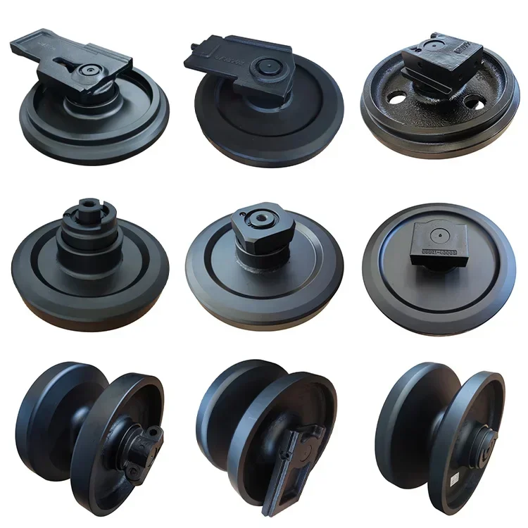 B27 Mini Excavator Front Idler Wheel Idler Assy Excavator Replacement For Machinery Construction Parts