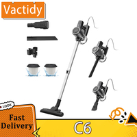 Vactidy C6 18 KPA Corded Vacuum Cleaner with 7m Cable 600W Motor 800ml Dust Box HEPA Filter AntiOverheating/Anti-scalding Design