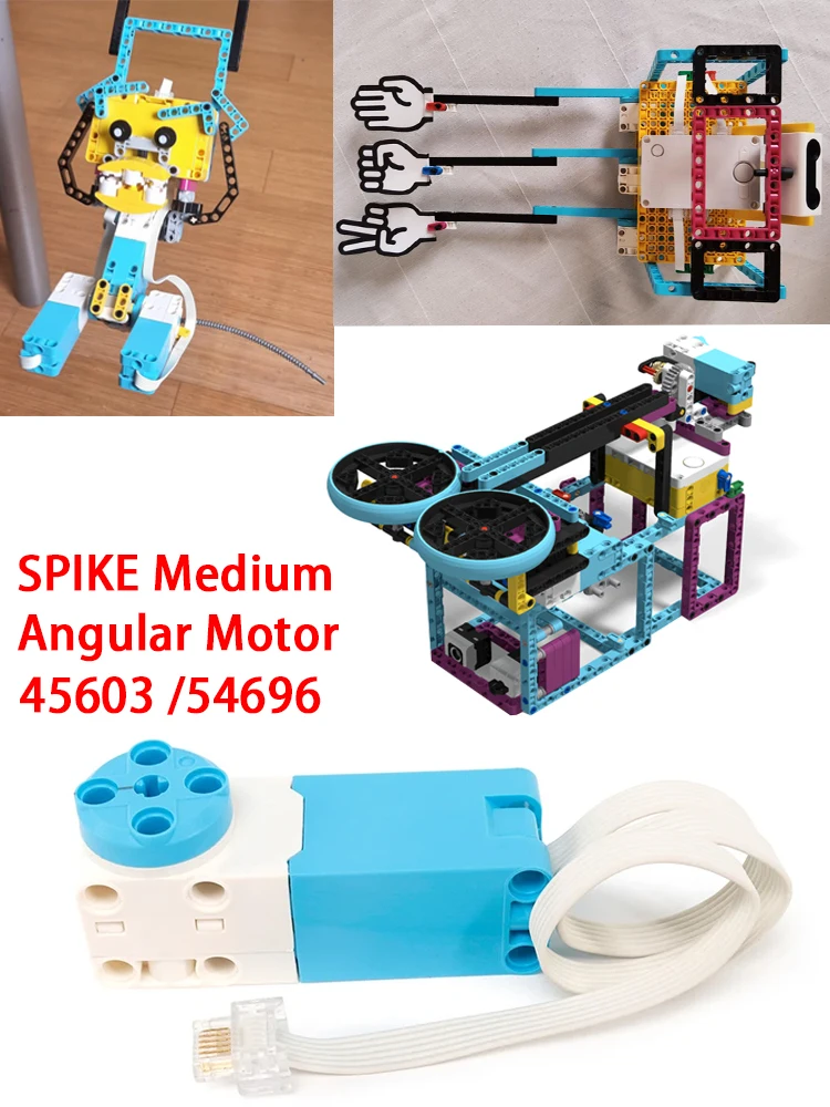 1-3 szt. NOWY SILNIK KĄTOWY SPIKE ŚREDNIOZĘBOWY 45603 pasuje do 45678 45345 Prime Essential Core Set 54696 Serwo Klocki Edukacyjne Zabawka dla Dzieci — 2