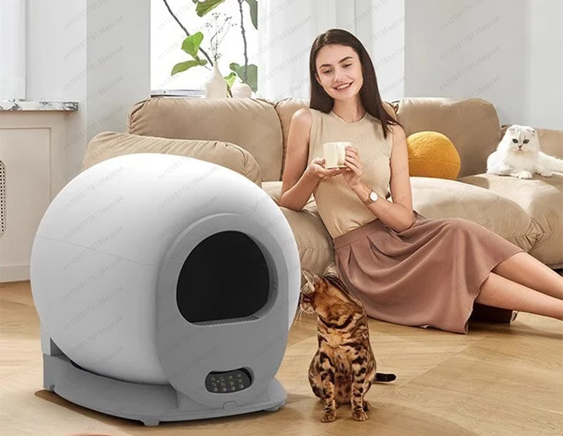 Smart cat litter box cat litter box large cat toilet automatic smart version cleaning electric fully enclosed