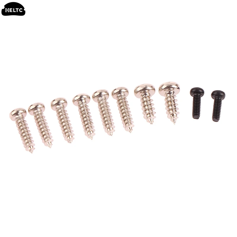 1Set Silver/Black Electric Hair Clipper Switch Screw Parts For 8148 Clippers Scissor Housing Case Motor Cover Screws