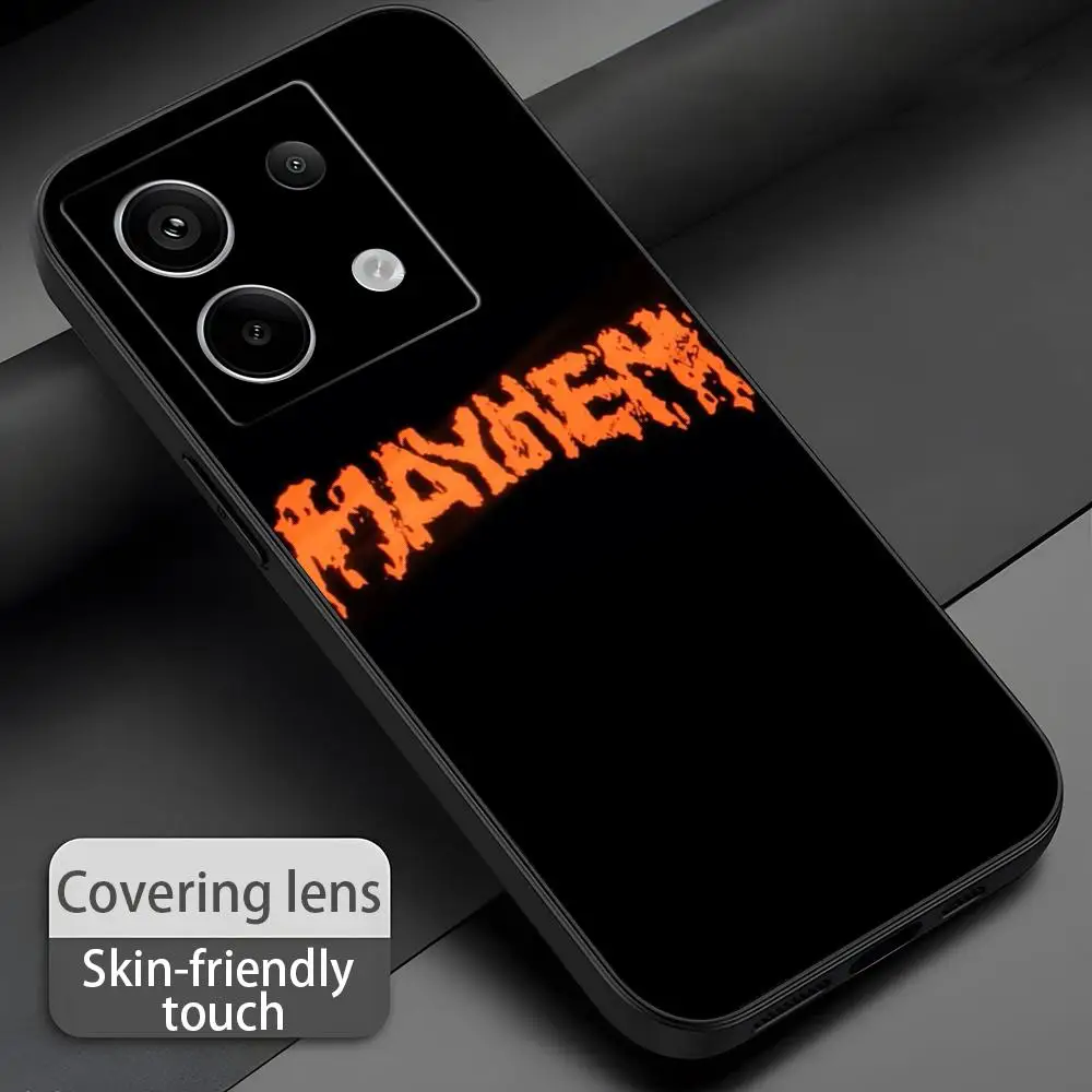 Popular Gagas May-hem poster design Phone Case Soft Black Phone Cover For Redmi Note15 11 12 13 14Pro Plus S 5G 14C A3 view 5