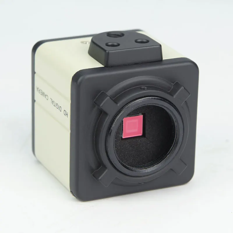 Sony-مستشعر CCD مقاس 1/3 بوصة ، عدسة كاميرا صناعية ، مجهر خرج BNC AV ، واجهة تثبيت C