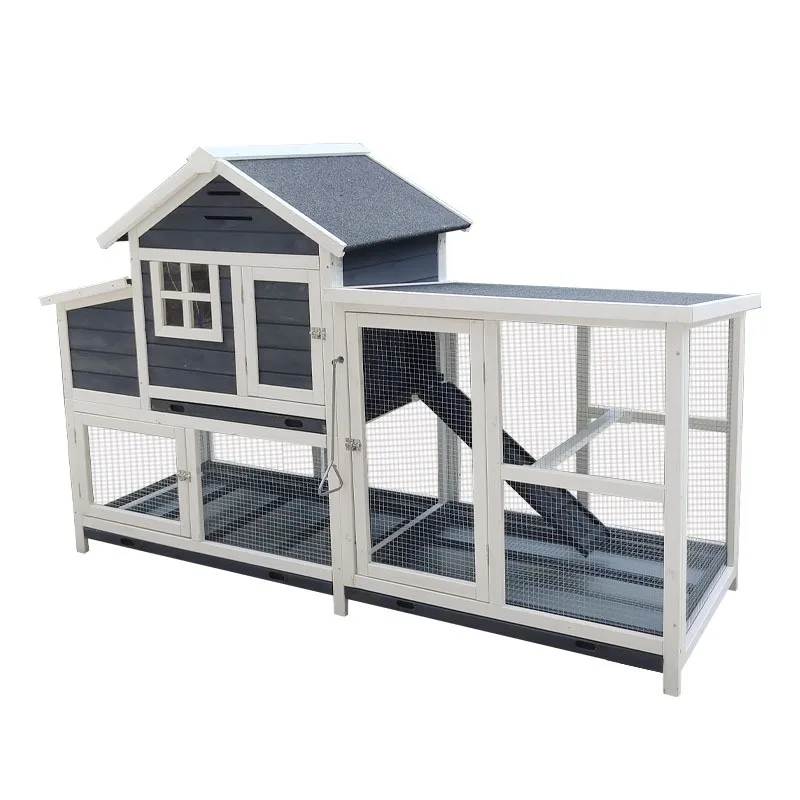 Wooden chicken cage Outdoor wholesale chicken nest Rabbit nest Wooden duck Hamster large pigeon Family