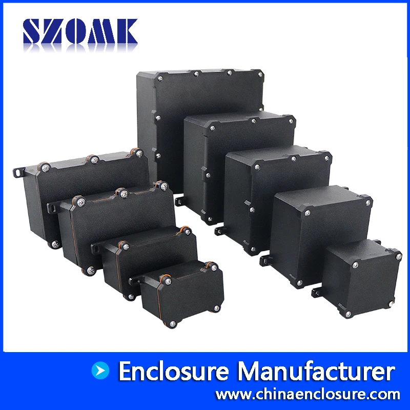 SZOMK IP68 PC Flame Retardant Waterproof Outdoor Junction Enclosure Electrical Underground Cable Wire Power Connector Box