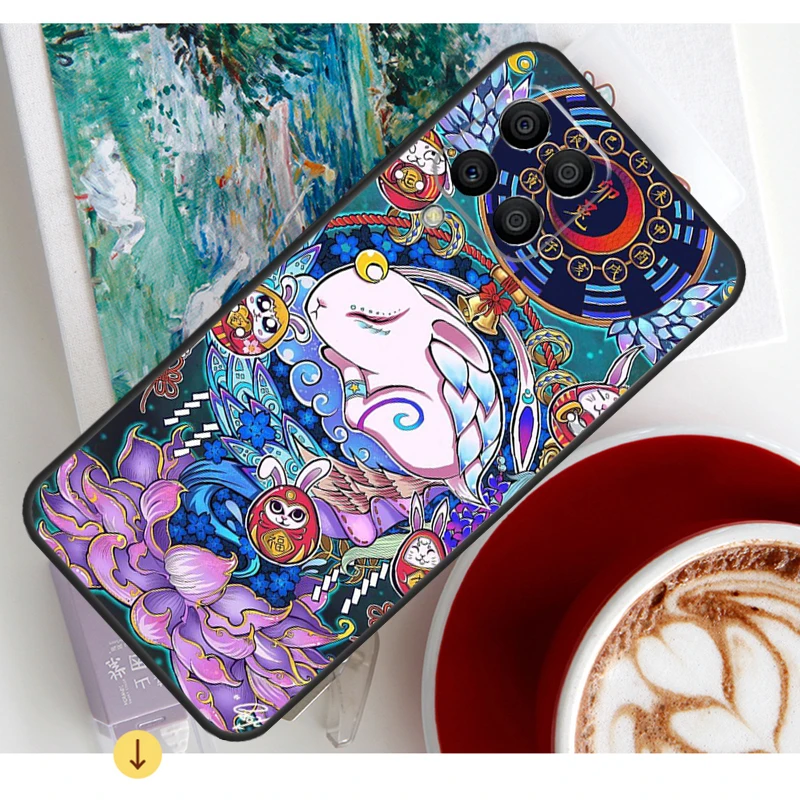 Chinese Zodiac Dragon Tiger Case For Samsung Galaxy M32 M52 M12 M13 M23 M33 M53 M14 M34 M54 M20 M30s M31s M21 M51 Cover image 6