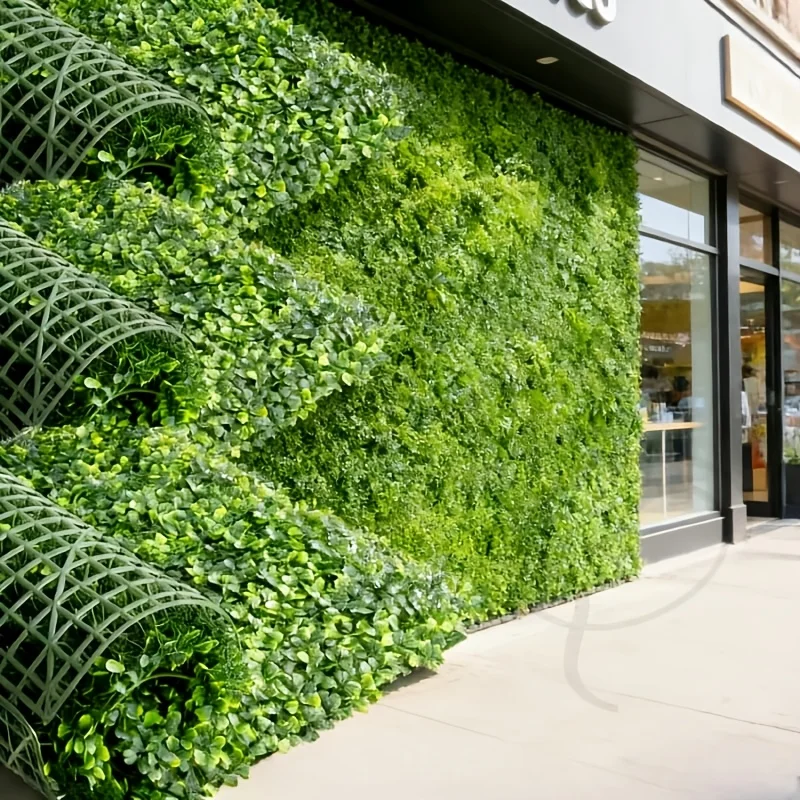 

2pcs Set = 50.28 X 17.14 Inches High-Fidelity Ivy Privacy Fence Panels - Realistic Outdoor Plastic Greenery Screen with Easy Panel and Base Installation, All-Weather Durable Garden Wall, Suitable for Balcony and Pool Fences, Low-Maintenance