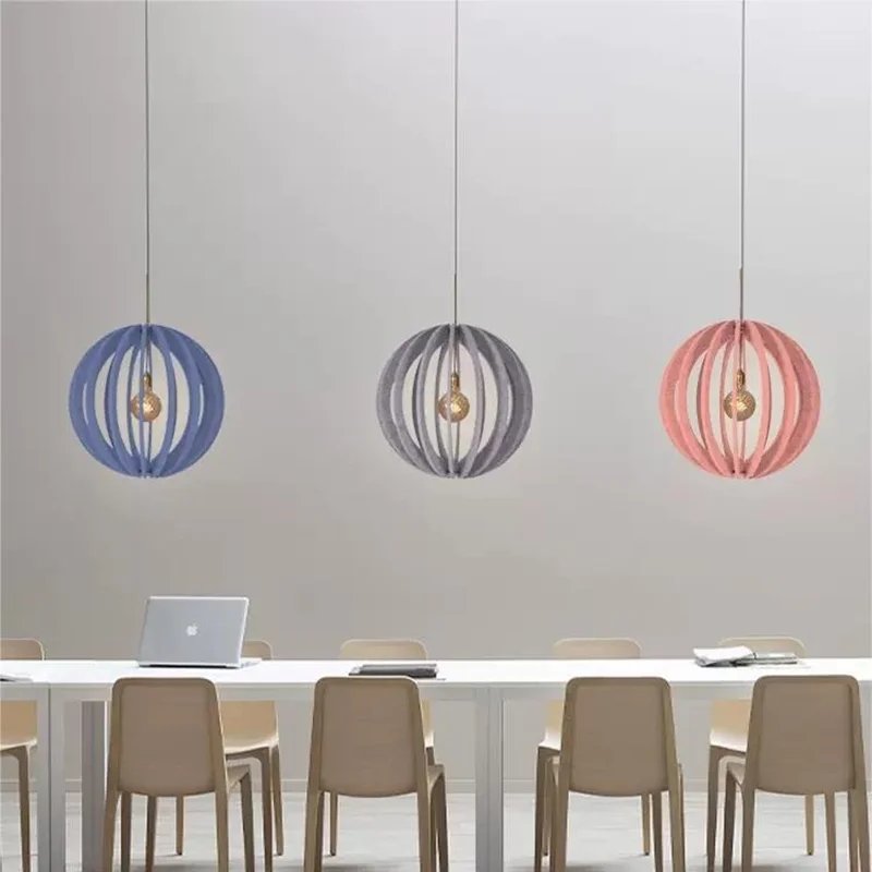 النمط الشمالي مكتب غرفة الطعام غرفة المعيشة امتصاص الصوت الحد من الضوضاء حماية البيئة نمط مصباح لباد بسيط