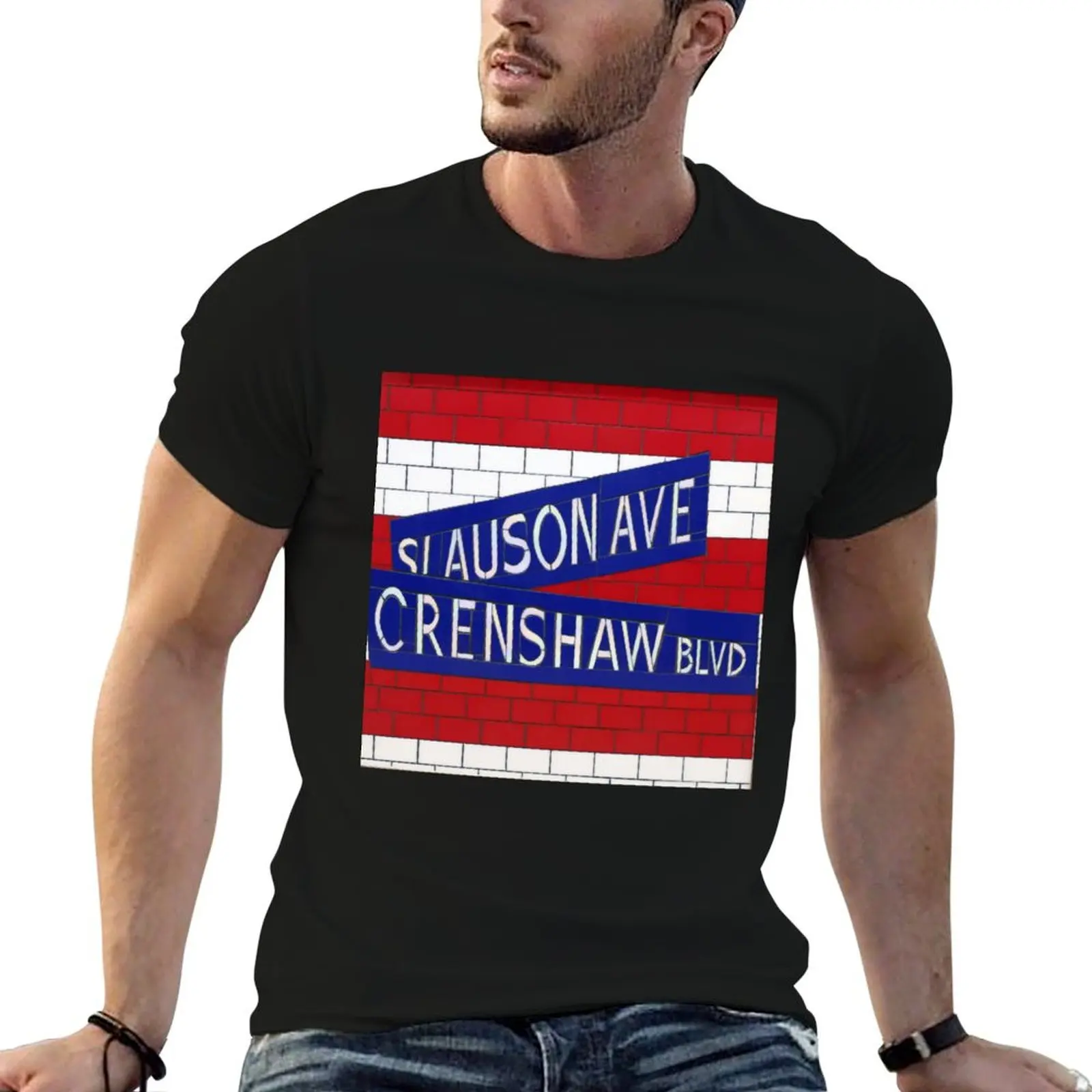 

Crenshaw and Slauson T-Shirt man tshirt man t shirts graphic T-Shirt