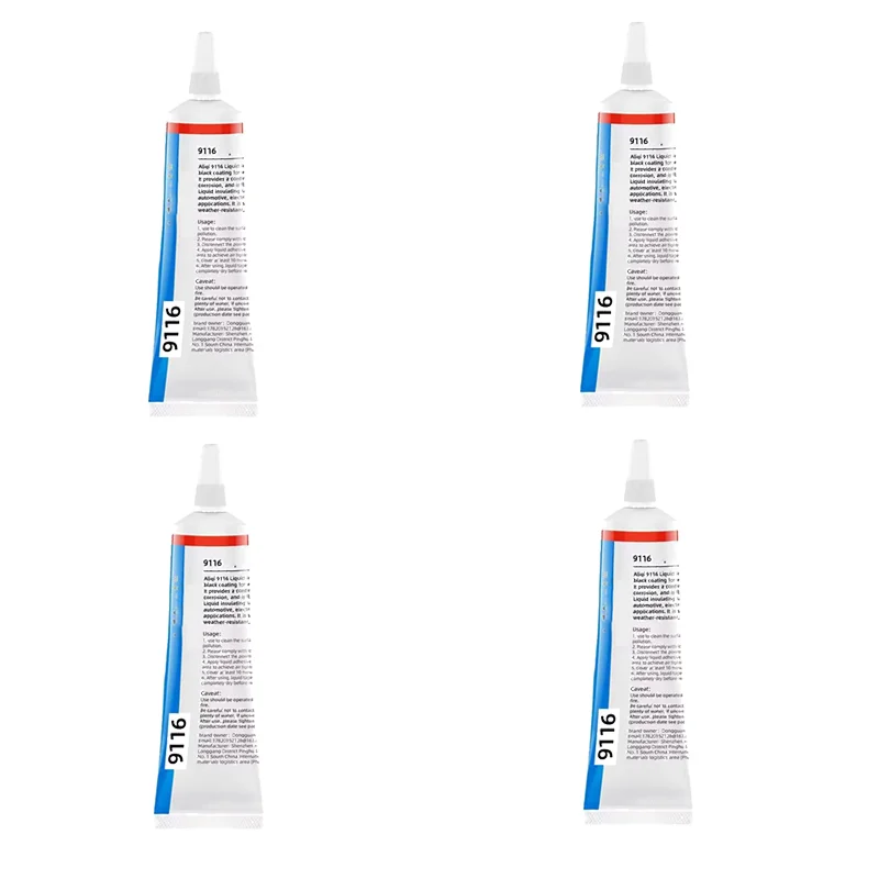 Vloeibare waterdichte elektrische tape Epoxyhars zwarte lijm Sneldrogend afdichtmiddel voor draden en kabels Thuisgebruik Fix Line-lijm - afbeelding 1