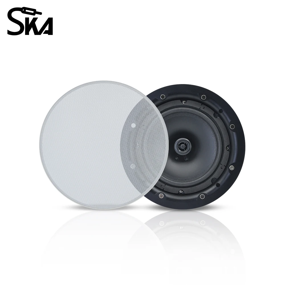 Home 8inch 40W Ceiling Speaker High-end in Wall Ceiling Speaker Coaxial Recessed Home Audio System for Living Room Theater Hotel