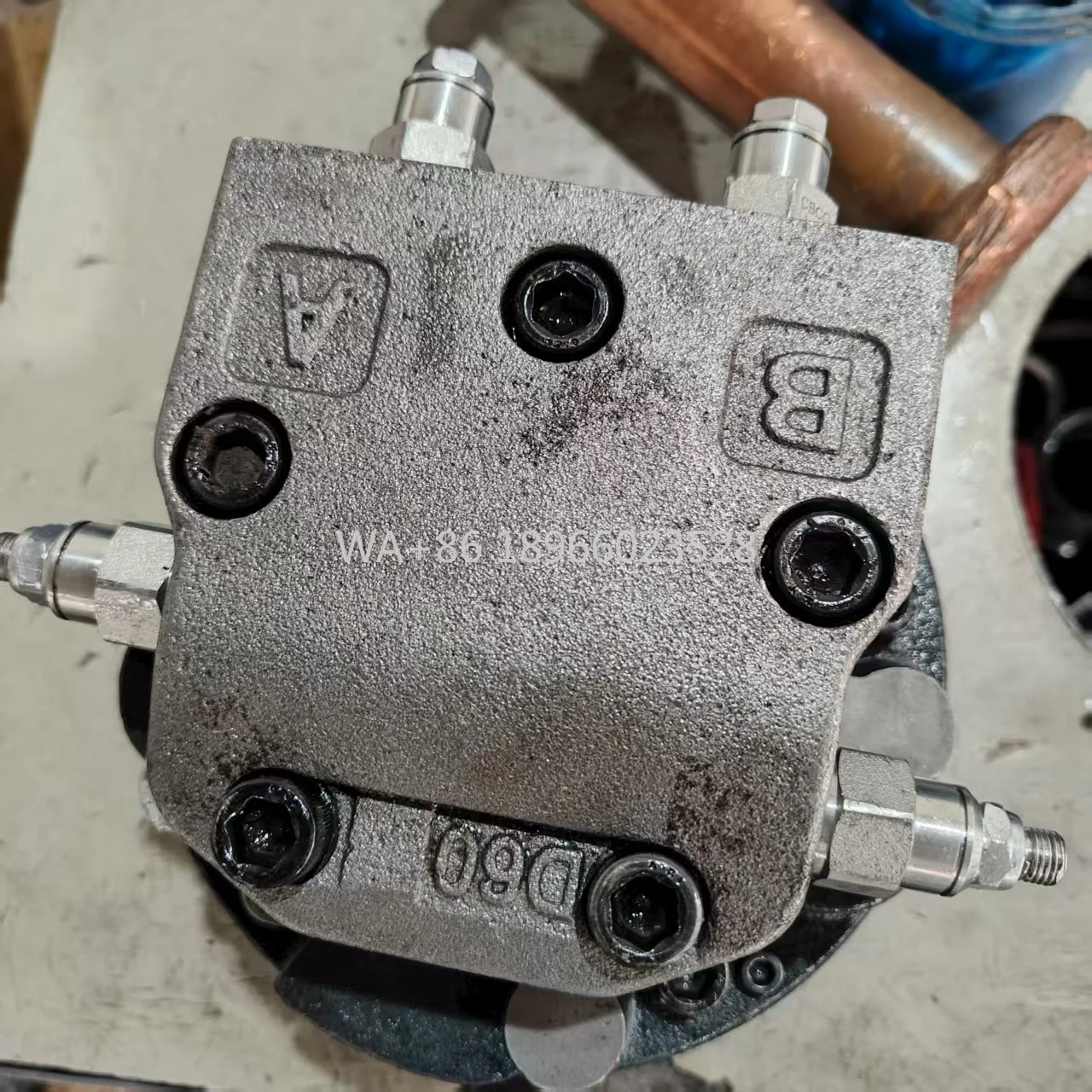 HGM05-110 محرك هيدروليكي عزم دوران عالي مع فرامل SAI