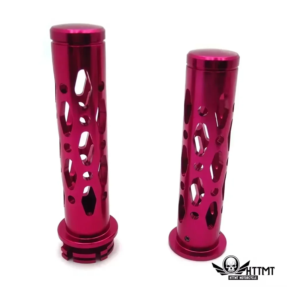 Motorcycle 7/8'' Hand Grips with Spike Bar Ends for Kawasaki Ninja 250 500 ZX6 ZX7,Suzuki GSXR 600 750 1000 Hayabusa