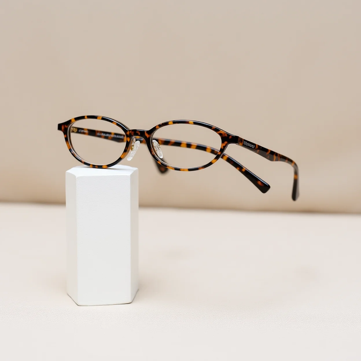 Tortoiseshell Eyeglasses Frame Prescription Compatible Narrow Oval Eyeglass Frame Blue Light Blocking Eyewear Tortoiseshell