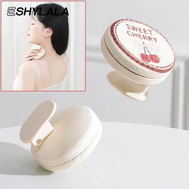

Back Bath Cloth With Handle For Shower Soft Bristles Body Exfoliating Bath Brush Skin Health Shower Back Scrubber Bath Supplies