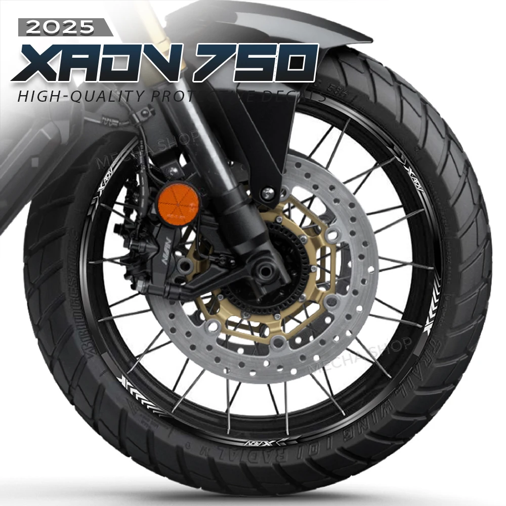 

Для X ADV 750 XADV 750 2025 аксессуары для мотоциклов ПВХ обод наклейки комплект наклеек