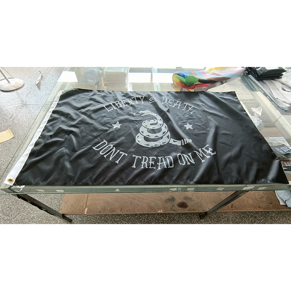 DONT TREAD ON ME flags 3x5ft 2X3FT LIBERTY OR DEATH Banner