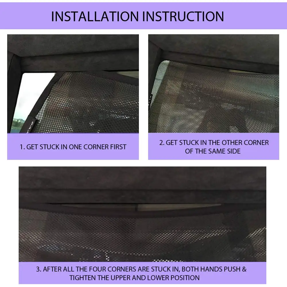 Car Sun Shades UV Rays Protection Compatible with Model X Sunroof and Window 