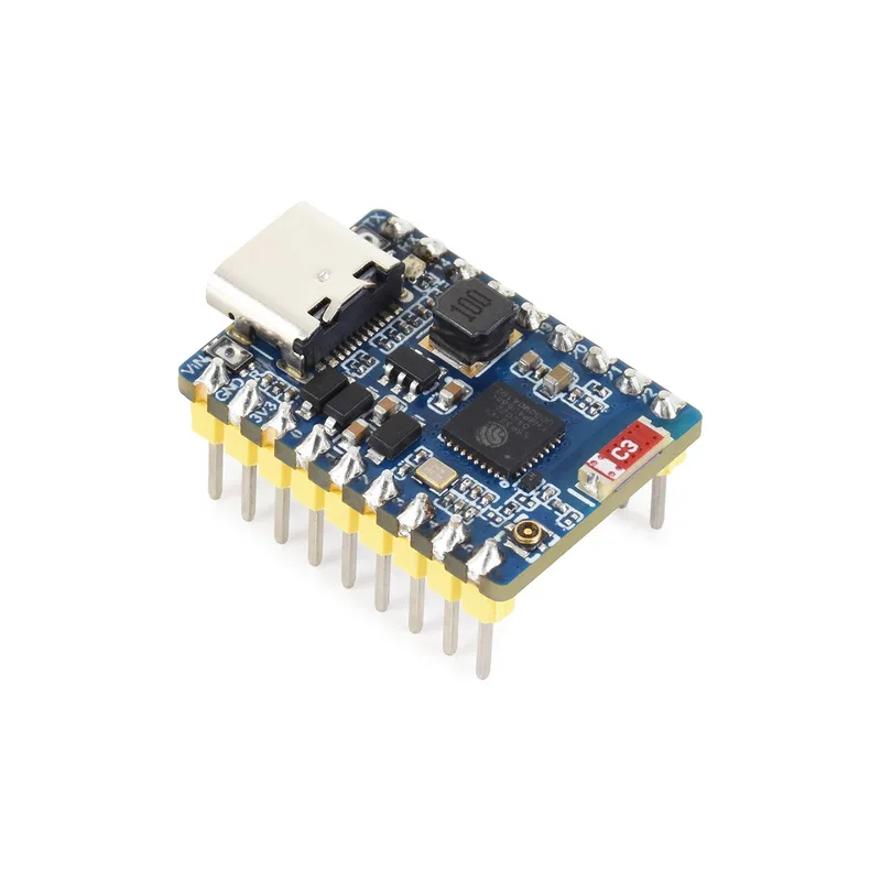 Waveshare ESP32-C6-Zero-B Mini Development Board ESP32-C6FH8 RISC-V 160MHz 8MB Flash WiFi 6 Bluetooth 5 Zigbee Thread 5-36V GPIO