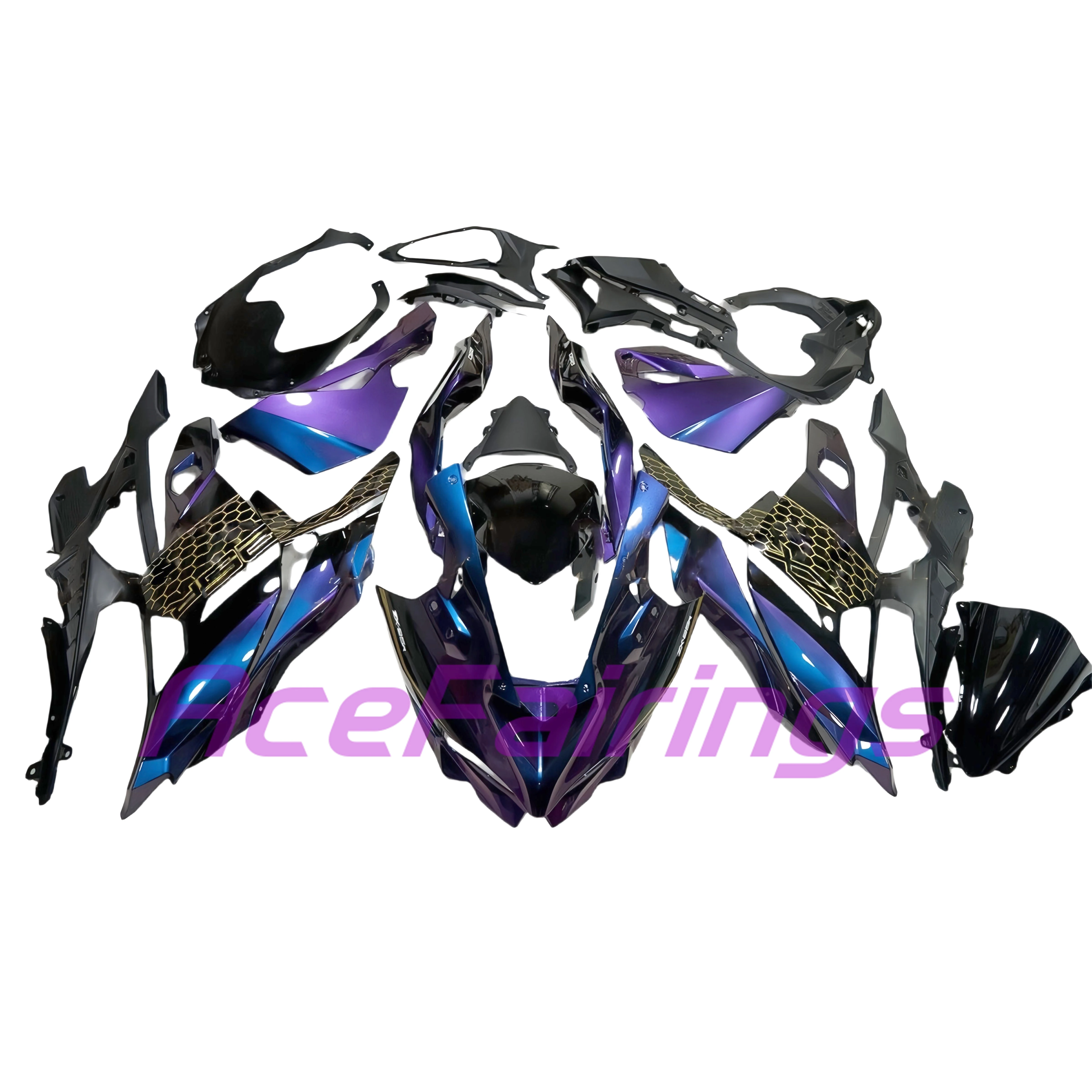 For 2019-2023 Kawasaki ZX-25R Fairing Kit Injection ABS Parts Motorcycle 19-23 ZX-25R Custom Graphics Fairings