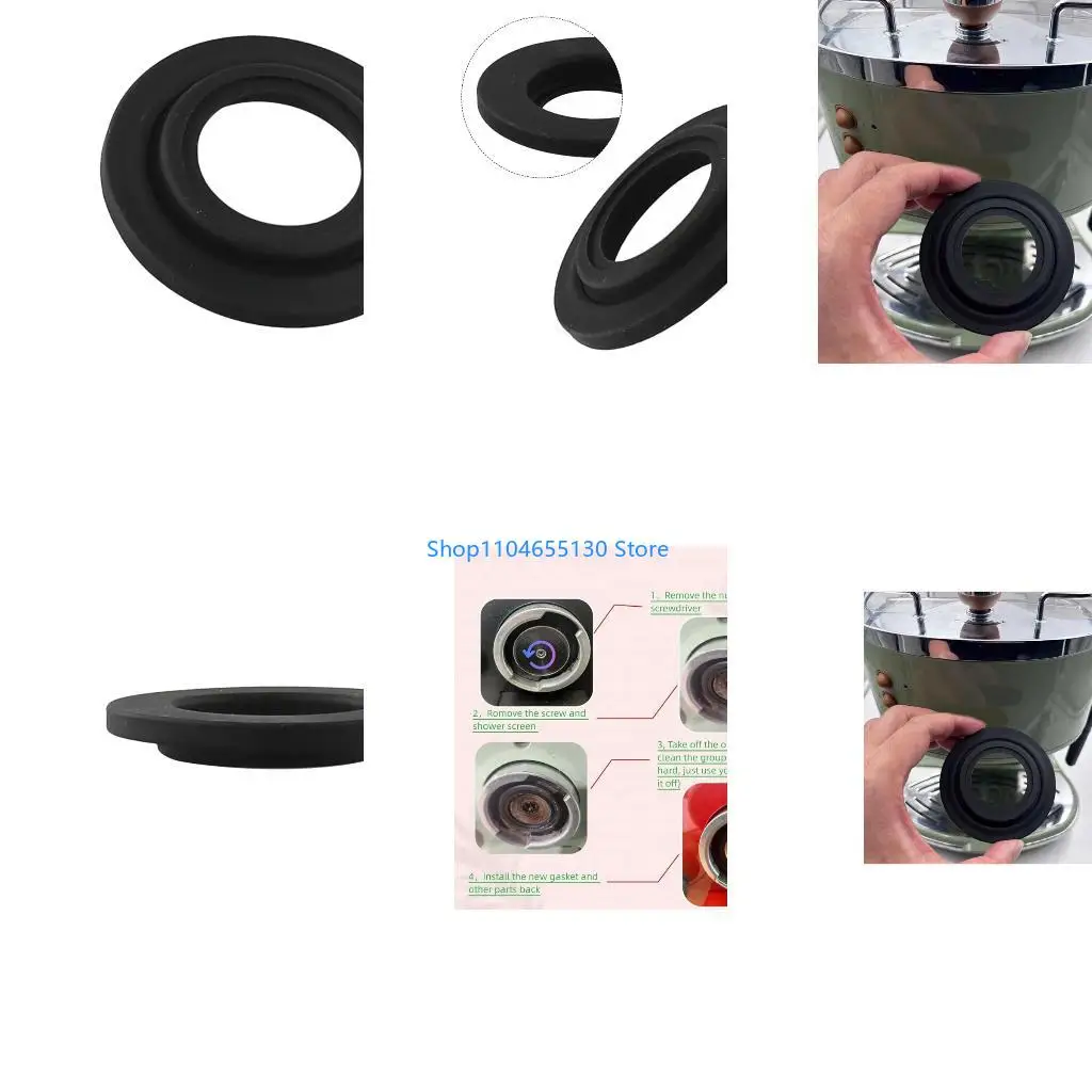 ปะเก็นซิลิโคนปิดผนึกเครื่องชงกาแฟติดตั้งง่ายสำหรับชงกาแฟ
