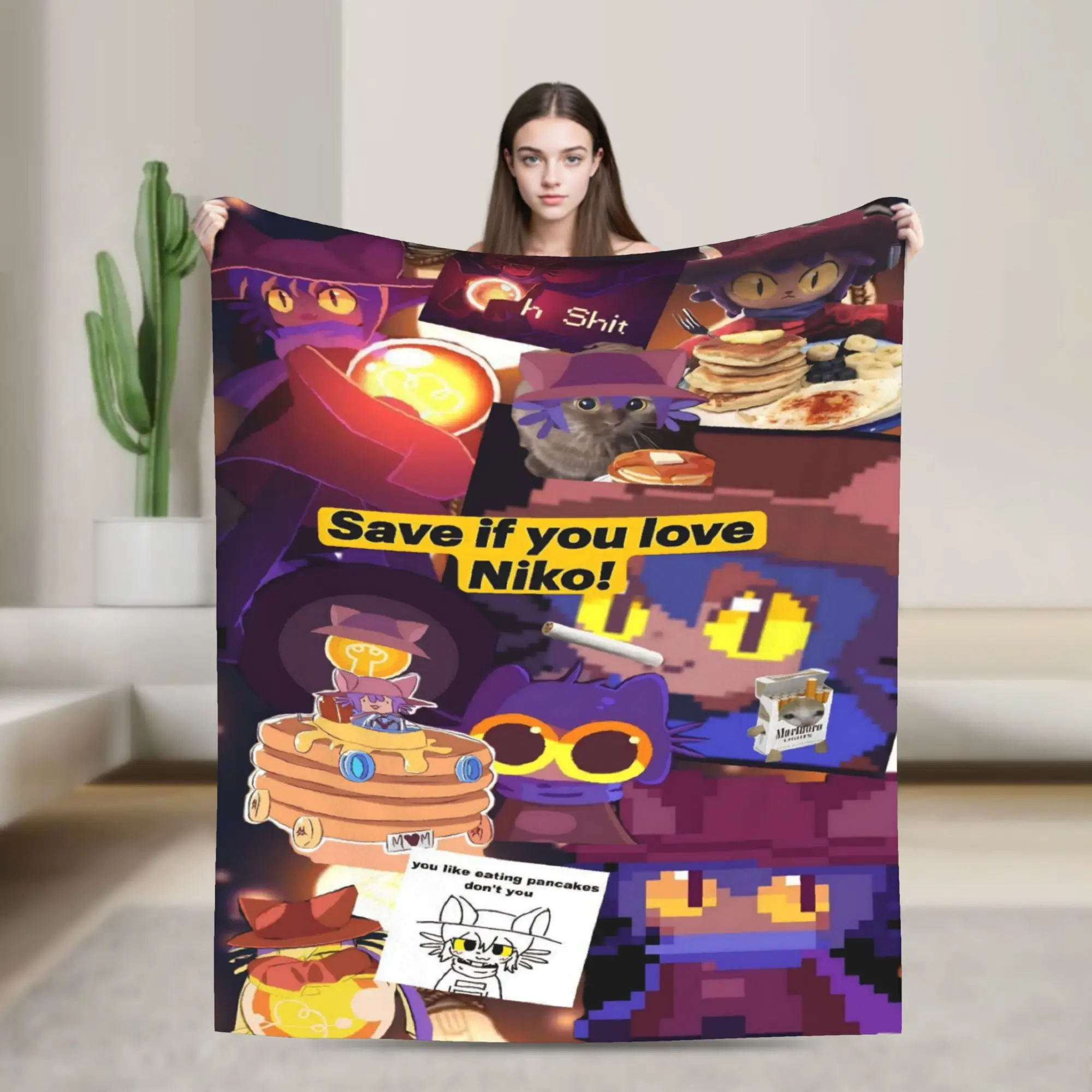 OneShots Niko Blanket Multi-size Super Soft and Warm  Throw Blankets for Sofa Couch and Bed