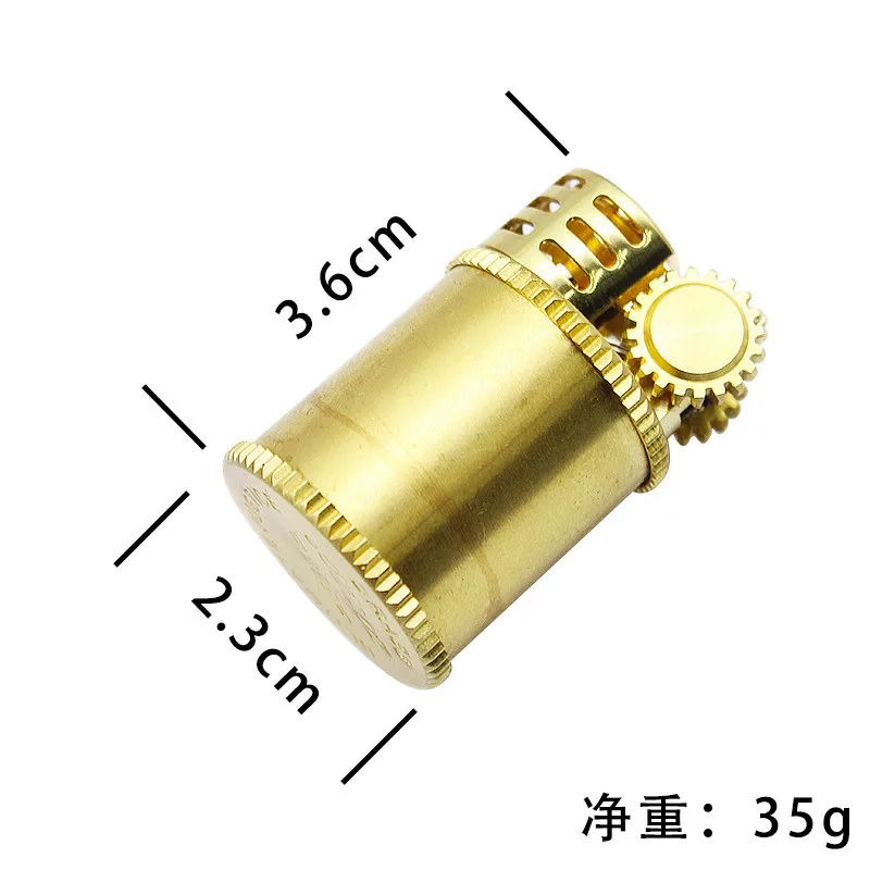 ZORRO Copper Case Capsule Gasoline Flint Lighter New Portable Kerosene Lighter Free Inflatable Oil Lighter Grinding Wheel