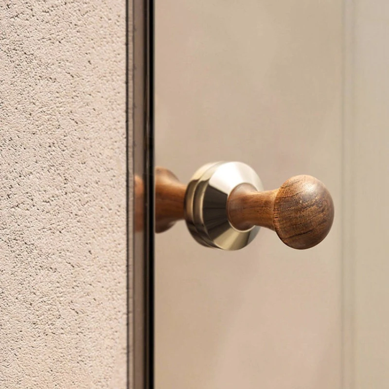 Light Luxury Push-pull Door Handle Comfortable Grip Simple Zinc Alloy Furniture Door Knob French Style Creative Cabinet Handle