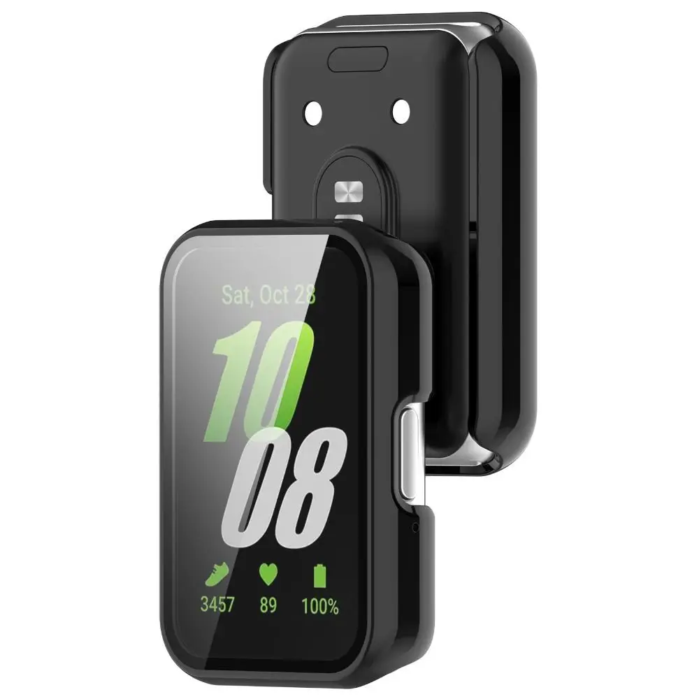 New PC+Tempered Protective Case Full Cover Watch Screen Protector Smart Accessories Cover Shell for Samsung Galaxy Fit3