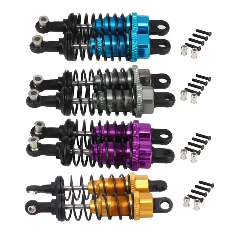 

4Pcs Aluminum Shock Absorber Assembled Replacement,for 1/18 WLtoys A959 RC Car A969 A979 K929 A949-55 Upgrade Parts