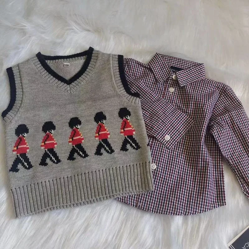 Spanish Children Sweater Baby Boys Clothes Christmas Clothes Toddler Boy Sweater Toddler Cardigan Toddler Boy Winter Clothes