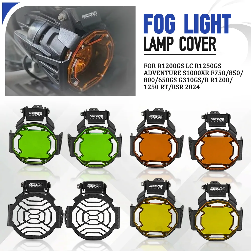 For BMW R1200GS LC R1250GS Adventure S1000XR F750/850/800/650GS G310GS/R R1200/1250 RT/RSR 2024 Motorcycle Fog Light Lamp Cover