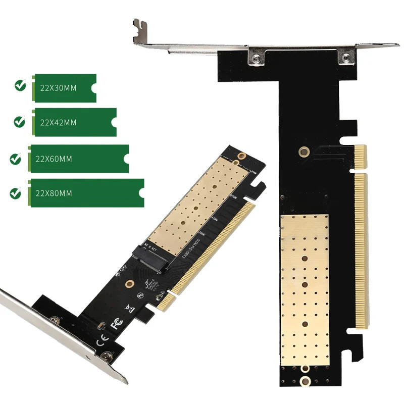 Game PCIE Expansion card adapter PCI express X16 to M.2 SDD NVME PCI-E Riser Card Extender PCIe Converter PCI-E To M.2 Card