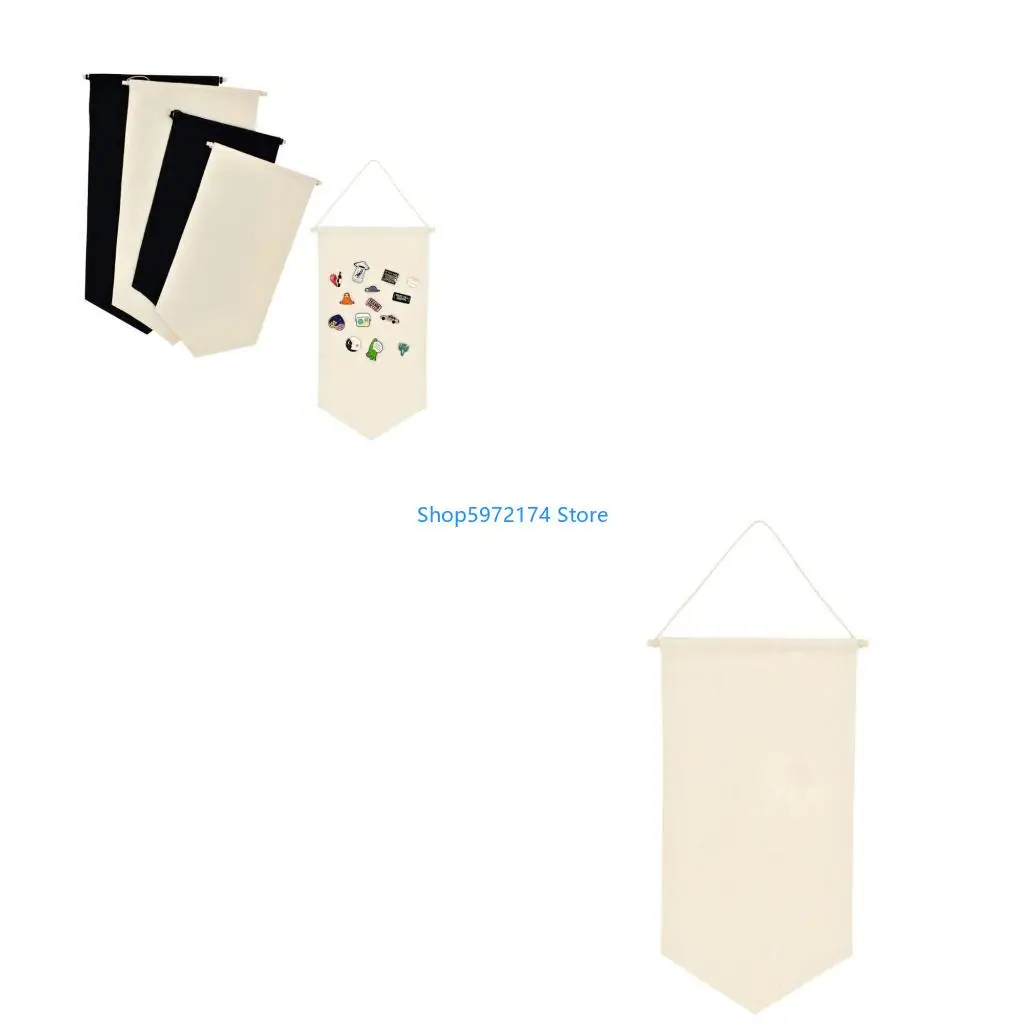 Y3NB Nordic Blank Cotton Brooch Pin Badge Holder Brooch Collection Hanging Brooch Pin Display Pins Storage for Case