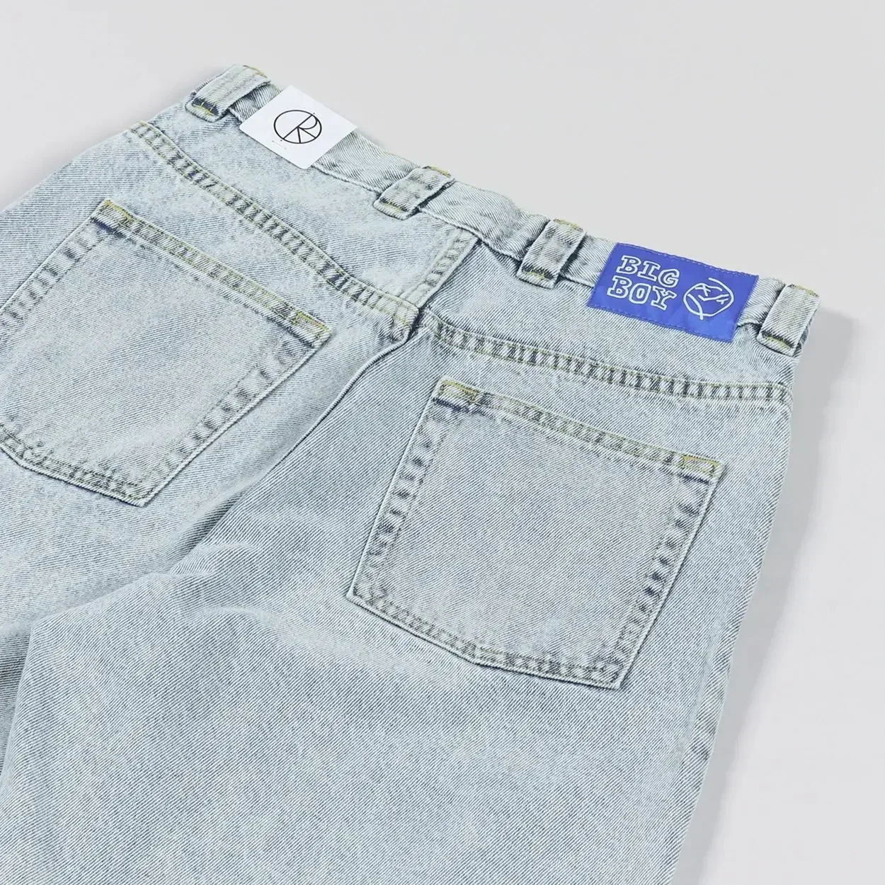 Pantalones cortos de mezclilla de calle Retro con patrón de dibujos animados bordados para niño grande, ropa deportiva holgada de retales, Y2K, Harajuku, Fitness