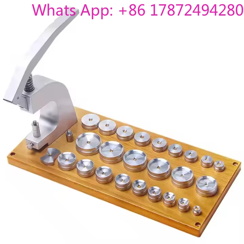 25pcs Watchmaker Watch Back Cover Pressing Die, Watch case Closer to the Battery Replacement Watch Repair Cover Repair Tool