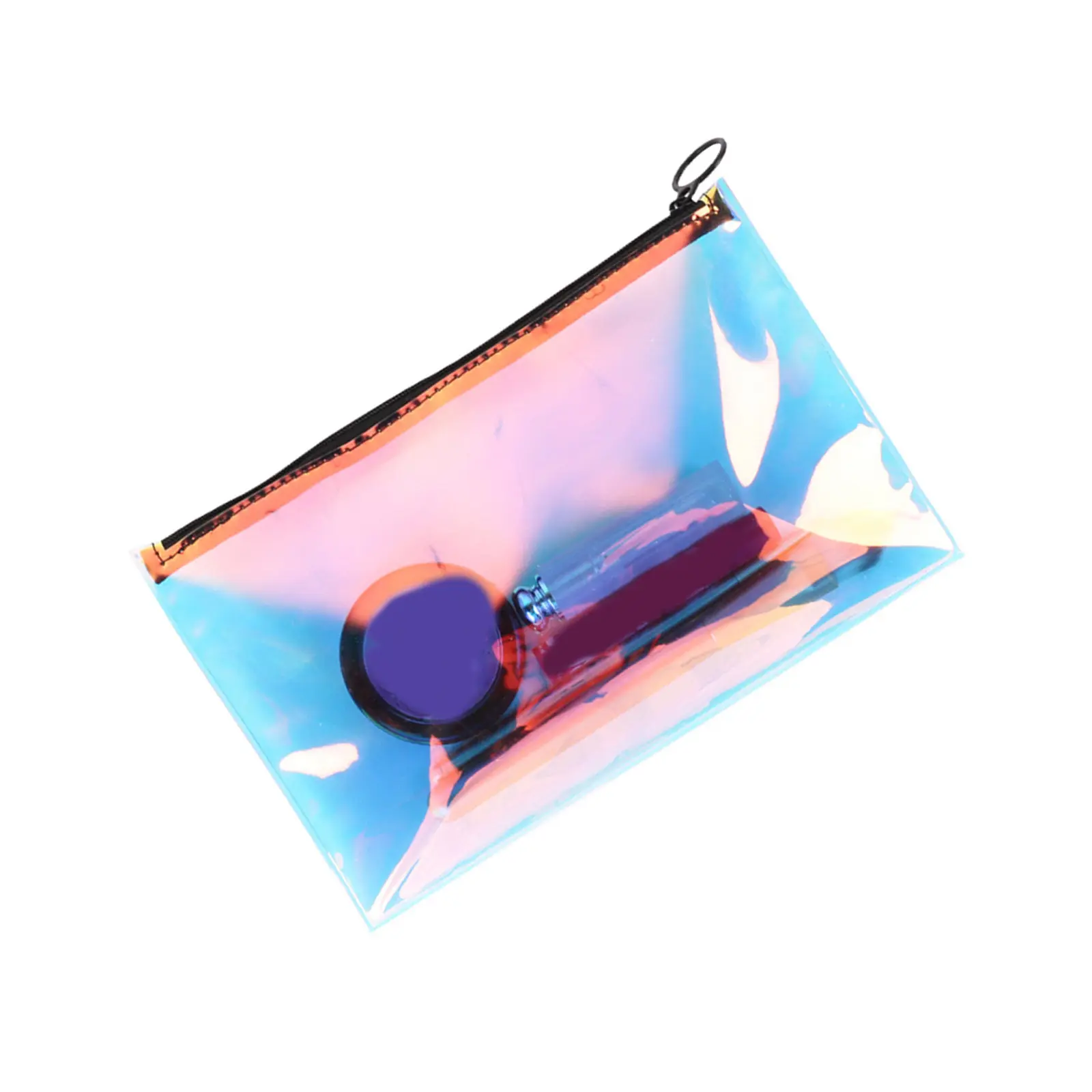 Portable Storage Bag PVC Lightweight Makeup Organizer Travel Toiletries Pouch Waterproof Outdoor Organizer
