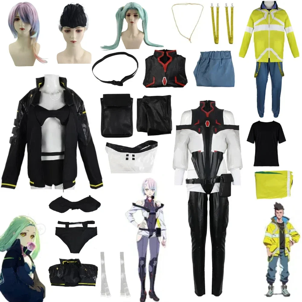 

Anime Cyberpunk Edge Walker Cocostume Character David Lucie Rebecca 2077 Cocostume Cyberpunk Cospaly for Adult Male and Female