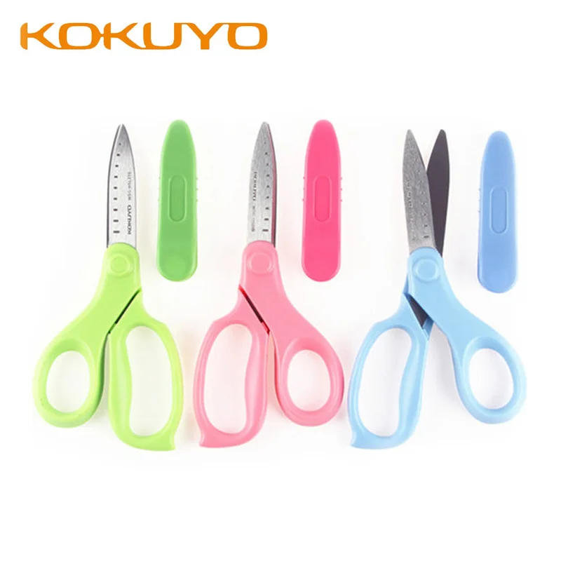 1pcs Kokuyo Scissor Safe Utility Scale Blade Steel Cutter for Right or Left Hander Southpaw Office School Student A6988