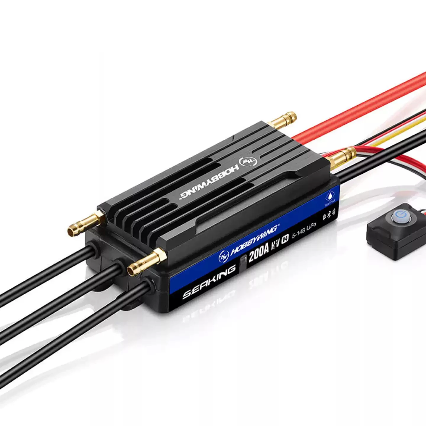 Hobbywing Seaking 200A Regolatore di velocità HV V4 ESC senza spazzole per barca RC Regolatore di velocità elettronico programmabile per modelli RC